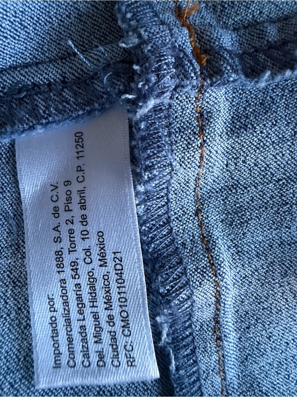 Habitual Girls Denim Mini Dress Puff Sleeve A-Line Stretch Blue Size 16 - Picture 11 of 11